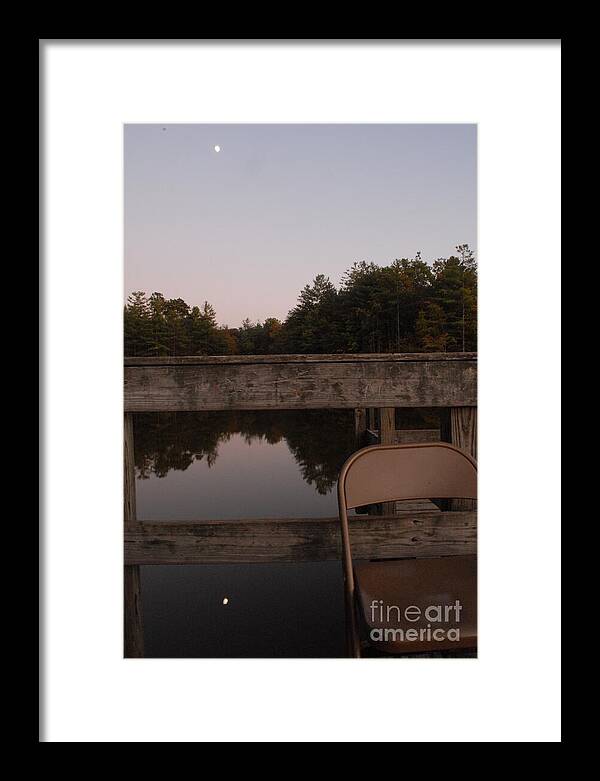 Quiet Evening by the Lakeside - Framed Print