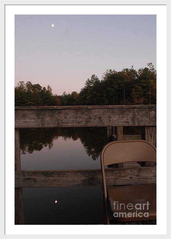 Quiet Evening by the Lakeside - Framed Print