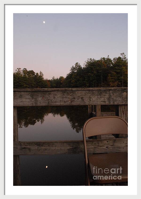 Quiet Evening by the Lakeside - Framed Print