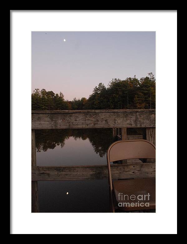 Quiet Evening by the Lakeside - Framed Print