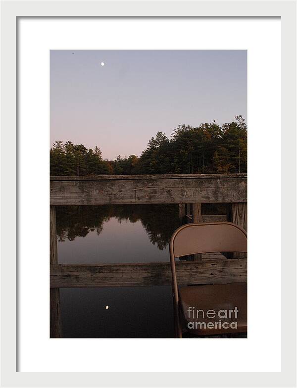Quiet Evening by the Lakeside - Framed Print