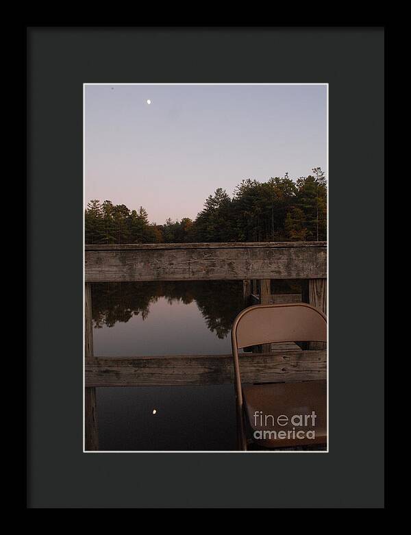 Quiet Evening by the Lakeside - Framed Print