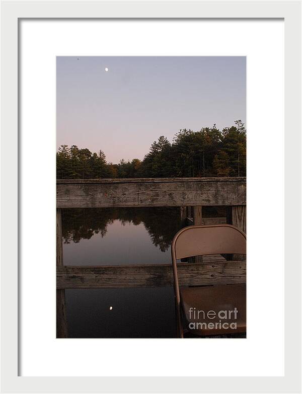 Quiet Evening by the Lakeside - Framed Print