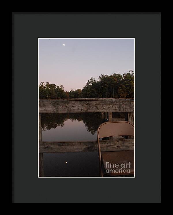 Quiet Evening by the Lakeside - Framed Print