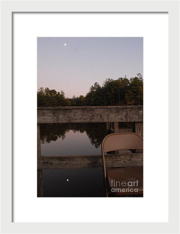 Quiet Evening by the Lakeside - Framed Print