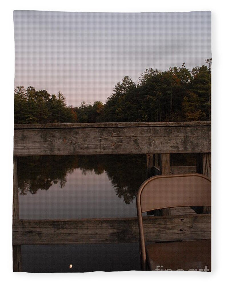 Quiet Evening by the Lakeside - Blanket