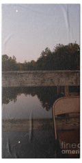 Quiet Evening by the Lakeside - Beach Towel