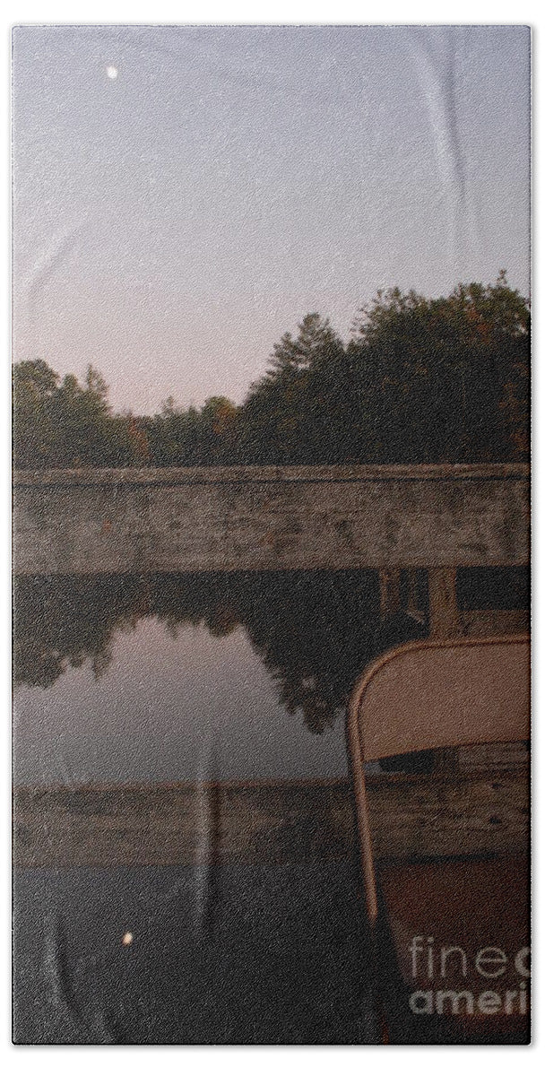 Quiet Evening by the Lakeside - Beach Towel