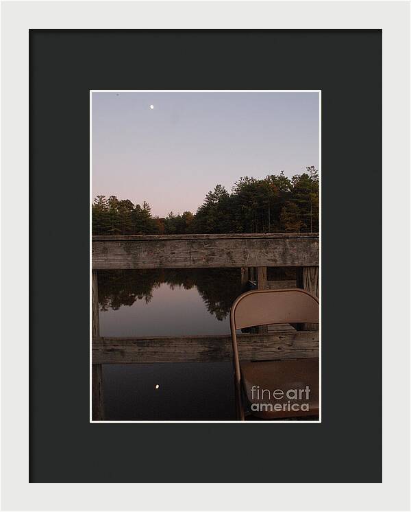 Quiet Evening by the Lakeside - Framed Print