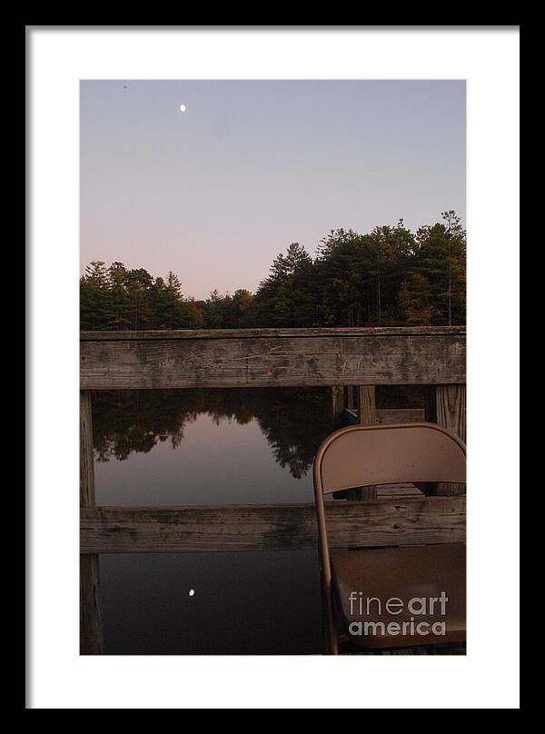 Quiet Evening by the Lakeside - Framed Print