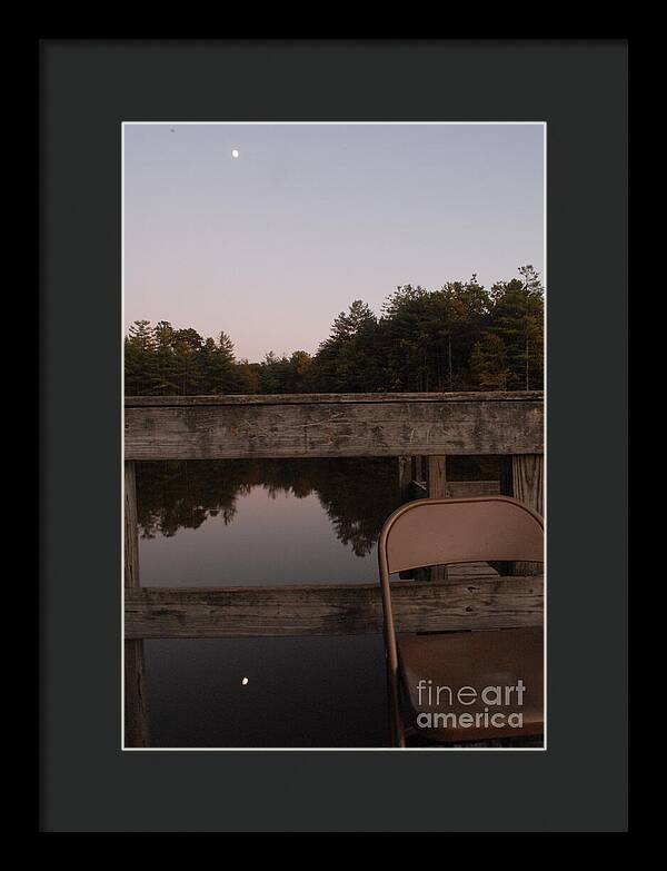Quiet Evening by the Lakeside - Framed Print