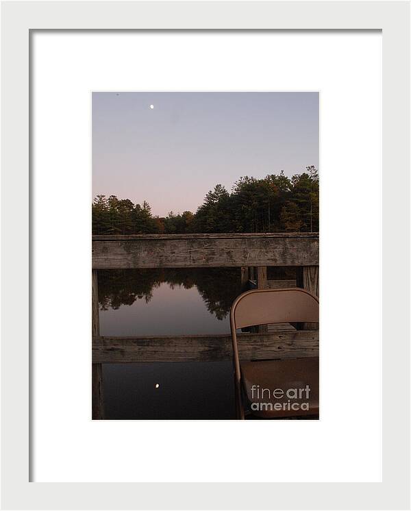 Quiet Evening by the Lakeside - Framed Print