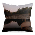 Quiet Evening by the Lakeside - Throw Pillow