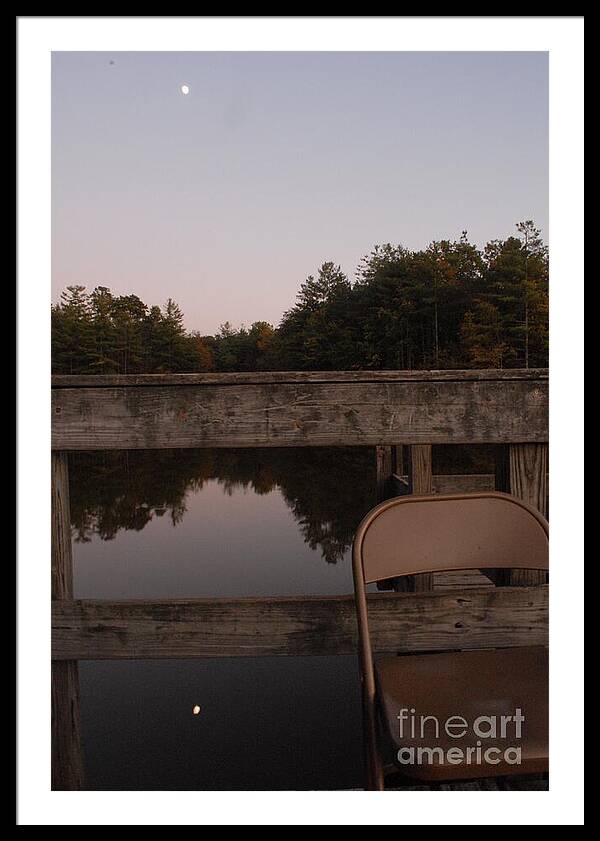 Quiet Evening by the Lakeside - Framed Print