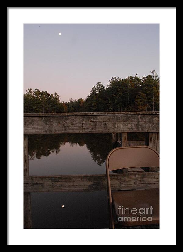 Quiet Evening by the Lakeside - Framed Print