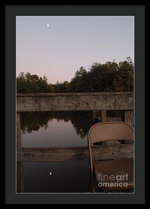 Quiet Evening by the Lakeside - Framed Print