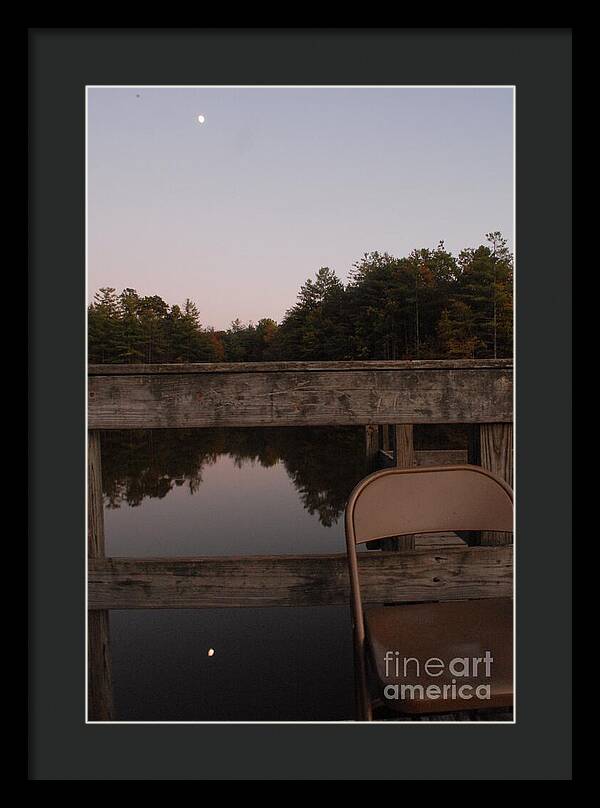 Quiet Evening by the Lakeside - Framed Print