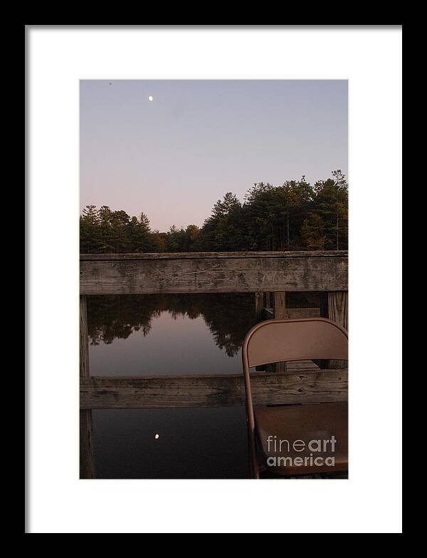 Quiet Evening by the Lakeside - Framed Print