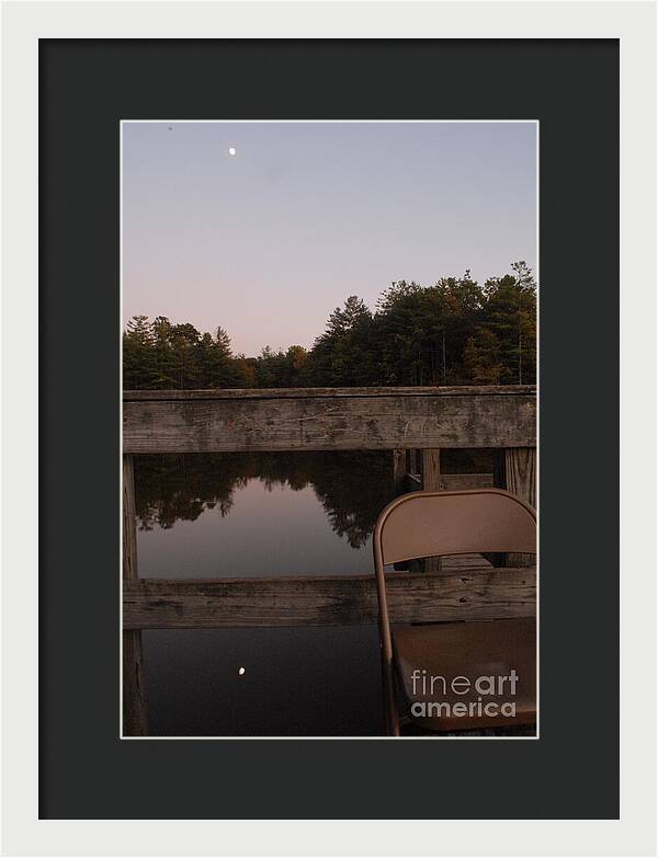 Quiet Evening by the Lakeside - Framed Print