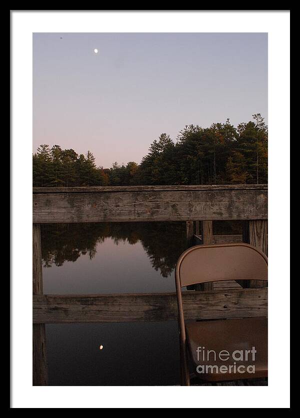 Quiet Evening by the Lakeside - Framed Print