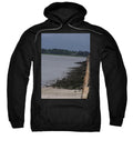 Rocky Shoreline with Overcast Sky - Sweatshirt