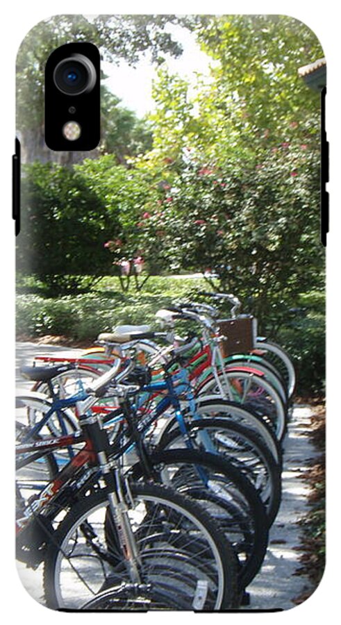Row of Bicycles in the Sun - Phone Case
