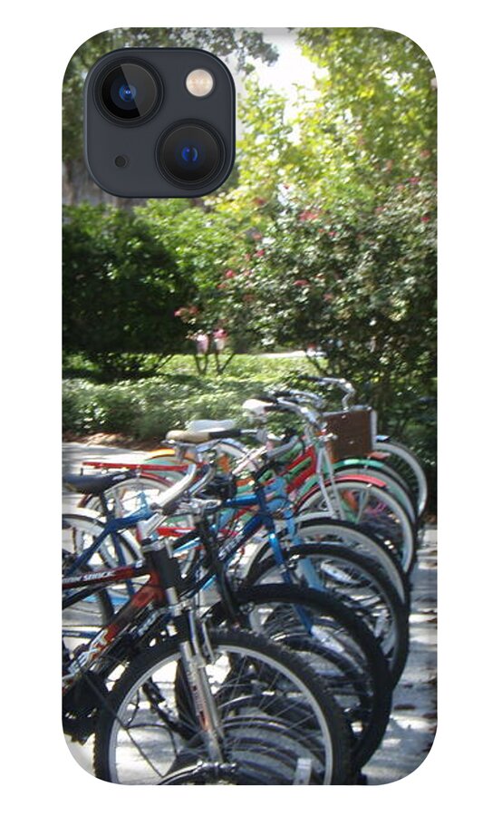 Row of Bicycles in the Sun - Phone Case