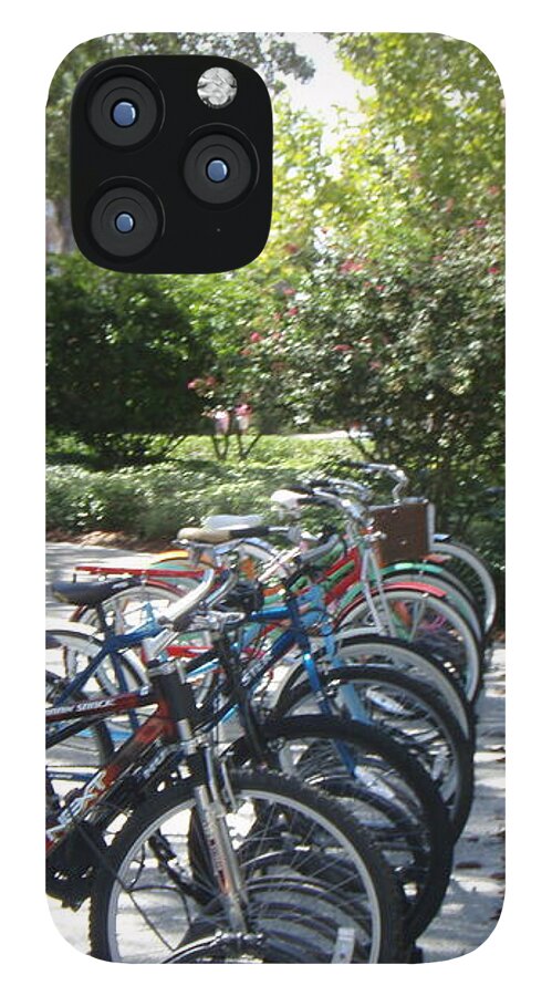 Row of Bicycles in the Sun - Phone Case