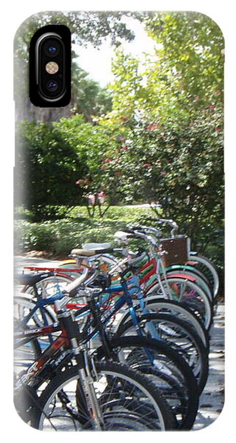Row of Bicycles in the Sun - Phone Case