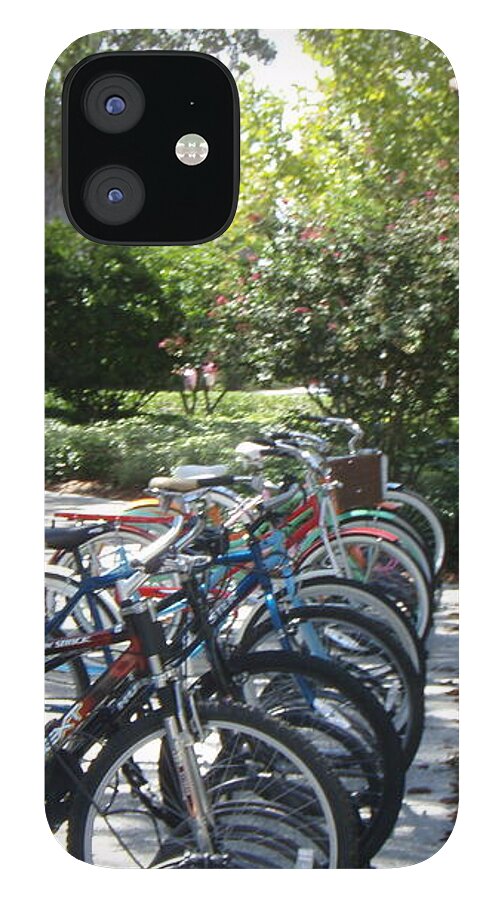 Row of Bicycles in the Sun - Phone Case