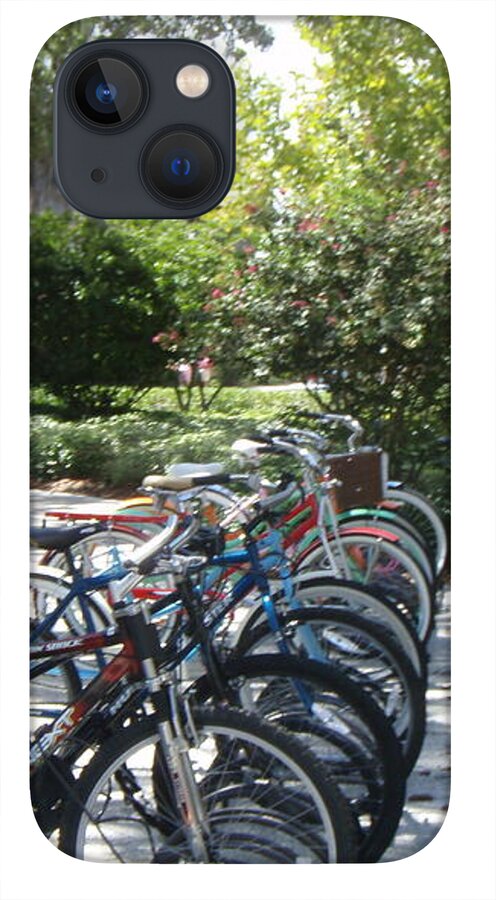 Row of Bicycles in the Sun - Phone Case