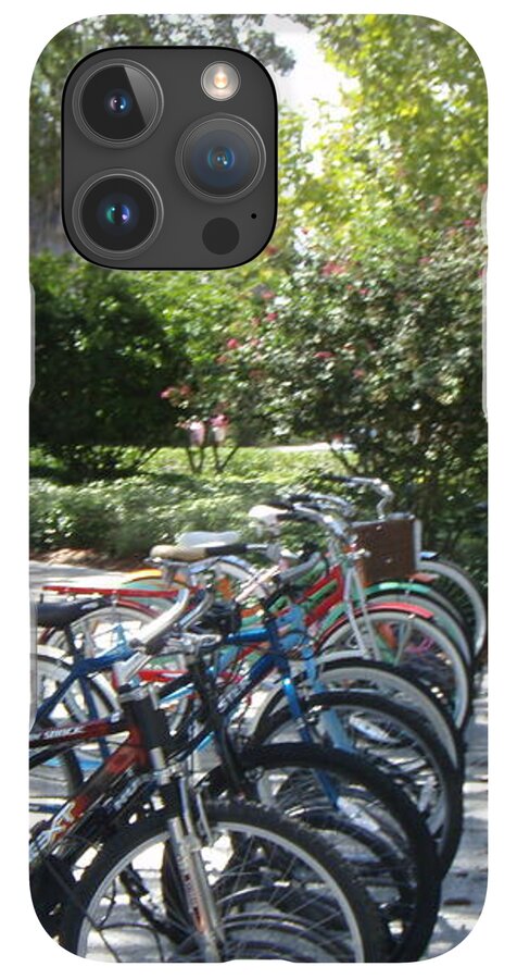 Row of Bicycles in the Sun - Phone Case