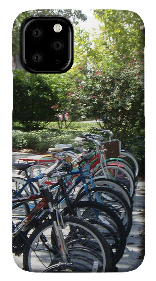 Row of Bicycles in the Sun - Phone Case