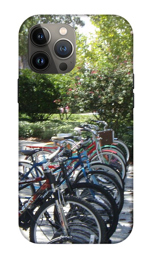 Row of Bicycles in the Sun - Phone Case