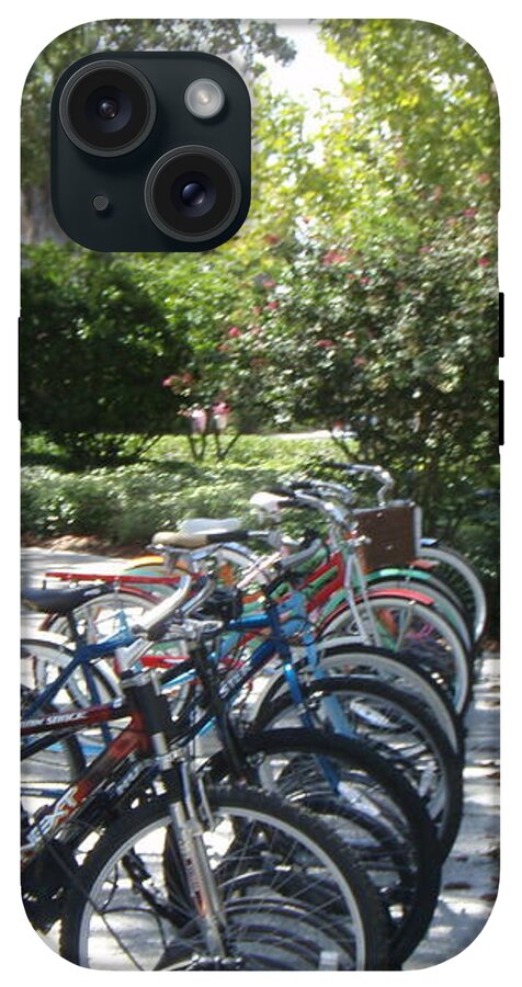Row of Bicycles in the Sun - Phone Case