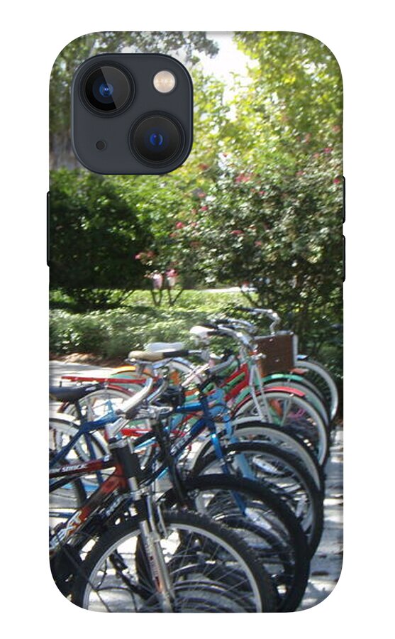 Row of Bicycles in the Sun - Phone Case