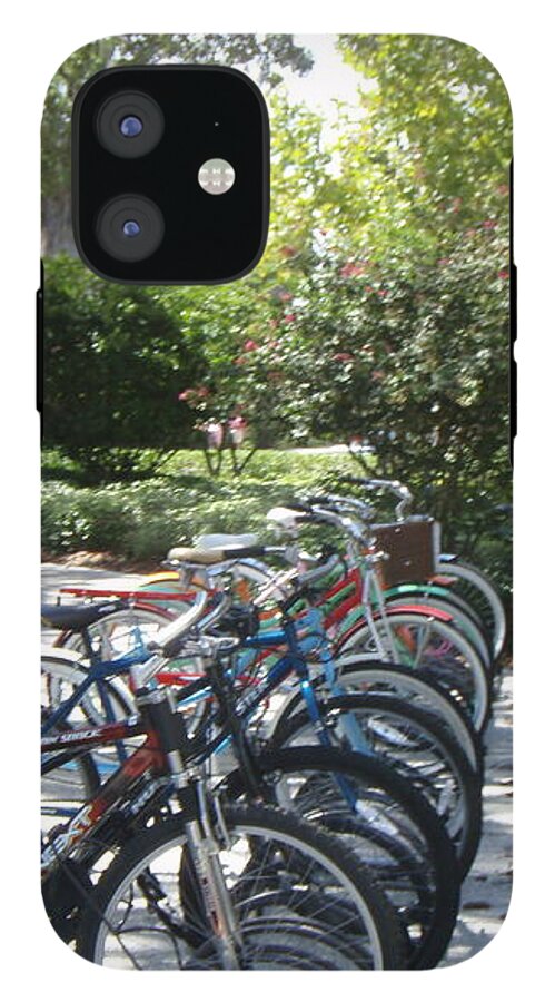 Row of Bicycles in the Sun - Phone Case