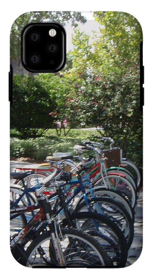 Row of Bicycles in the Sun - Phone Case