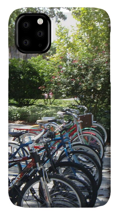Row of Bicycles in the Sun - Phone Case