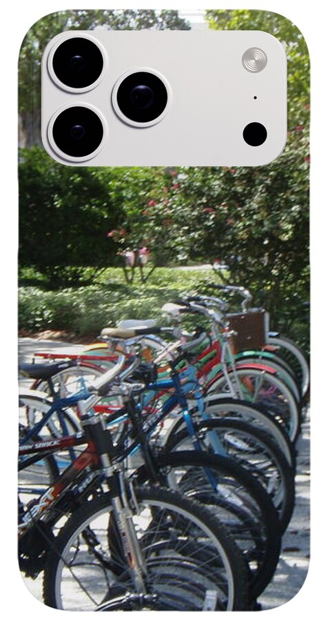 Row of Bicycles in the Sun - Phone Case