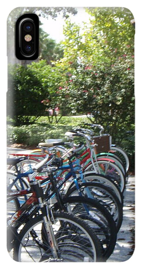 Row of Bicycles in the Sun - Phone Case