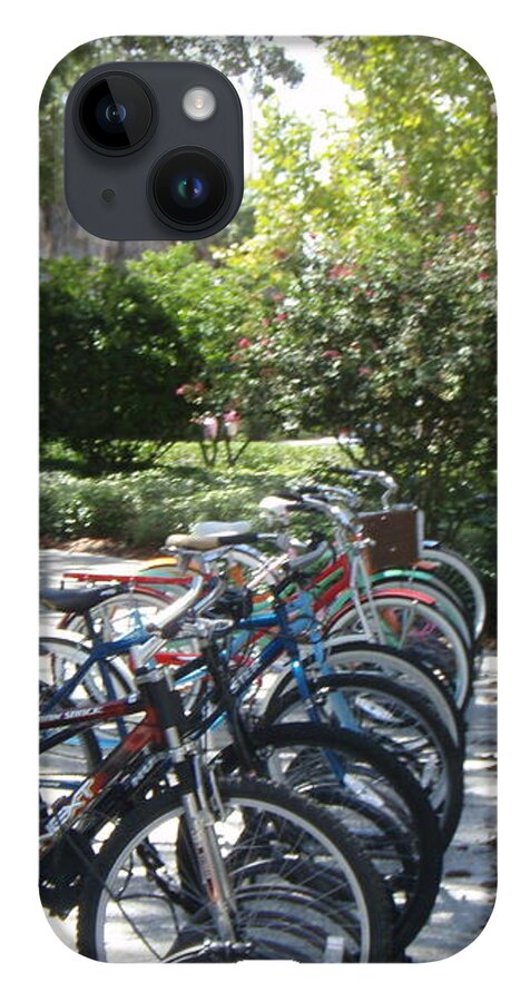 Row of Bicycles in the Sun - Phone Case