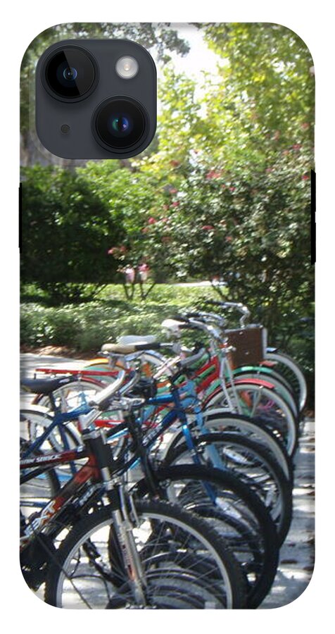 Row of Bicycles in the Sun - Phone Case
