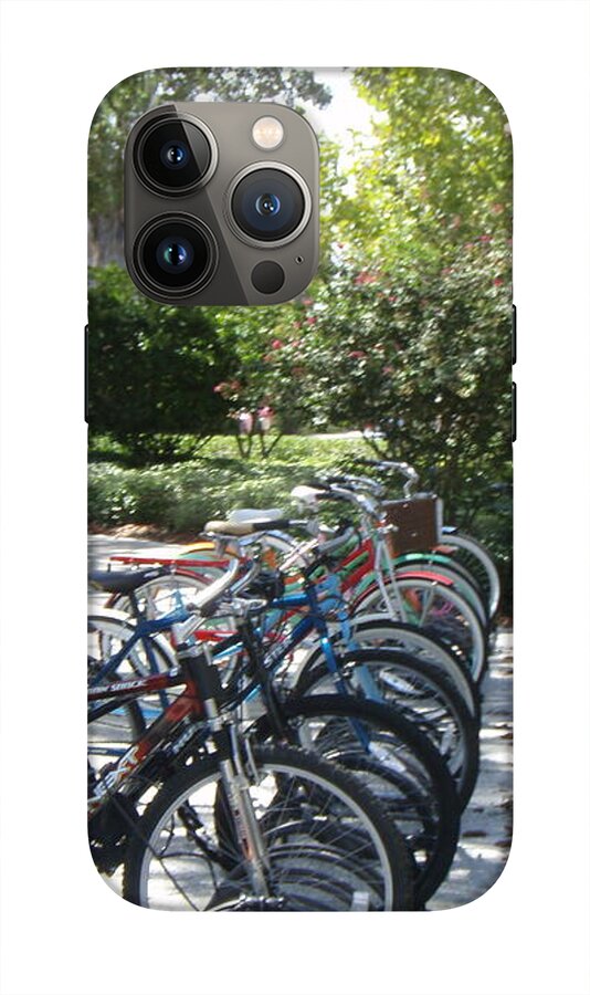Row of Bicycles in the Sun - Phone Case