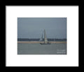 Sailboat on a Calm Sea - Framed Print