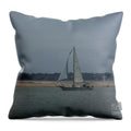 Sailboat on a Calm Sea - Throw Pillow