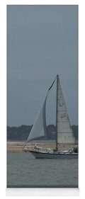 Sailboat on a Calm Sea - Yoga Mat