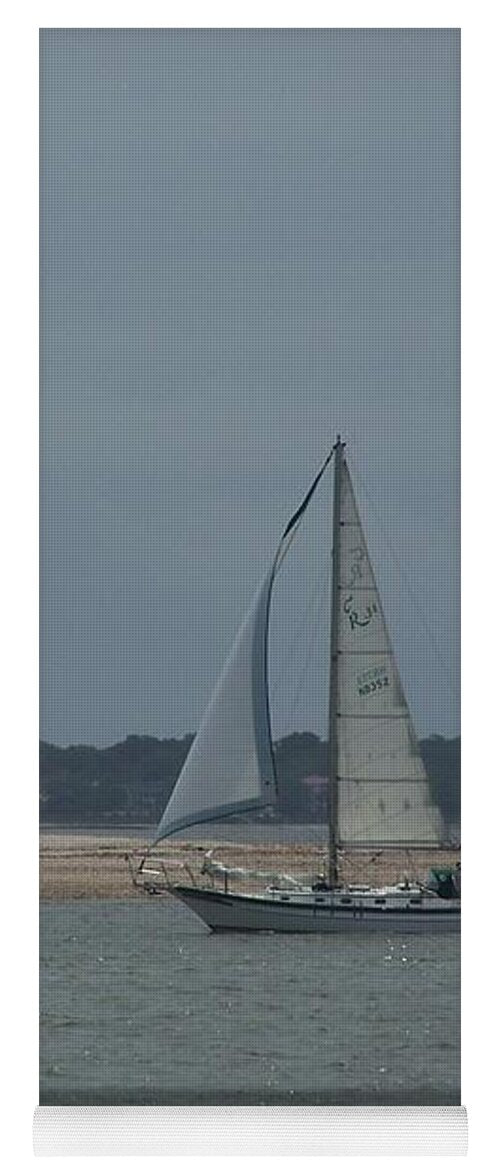 Sailboat on a Calm Sea - Yoga Mat