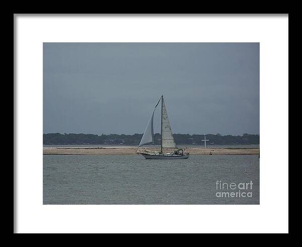 Sailboat on a Calm Sea - Framed Print