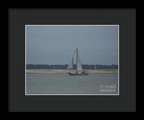 Sailboat on a Calm Sea - Framed Print